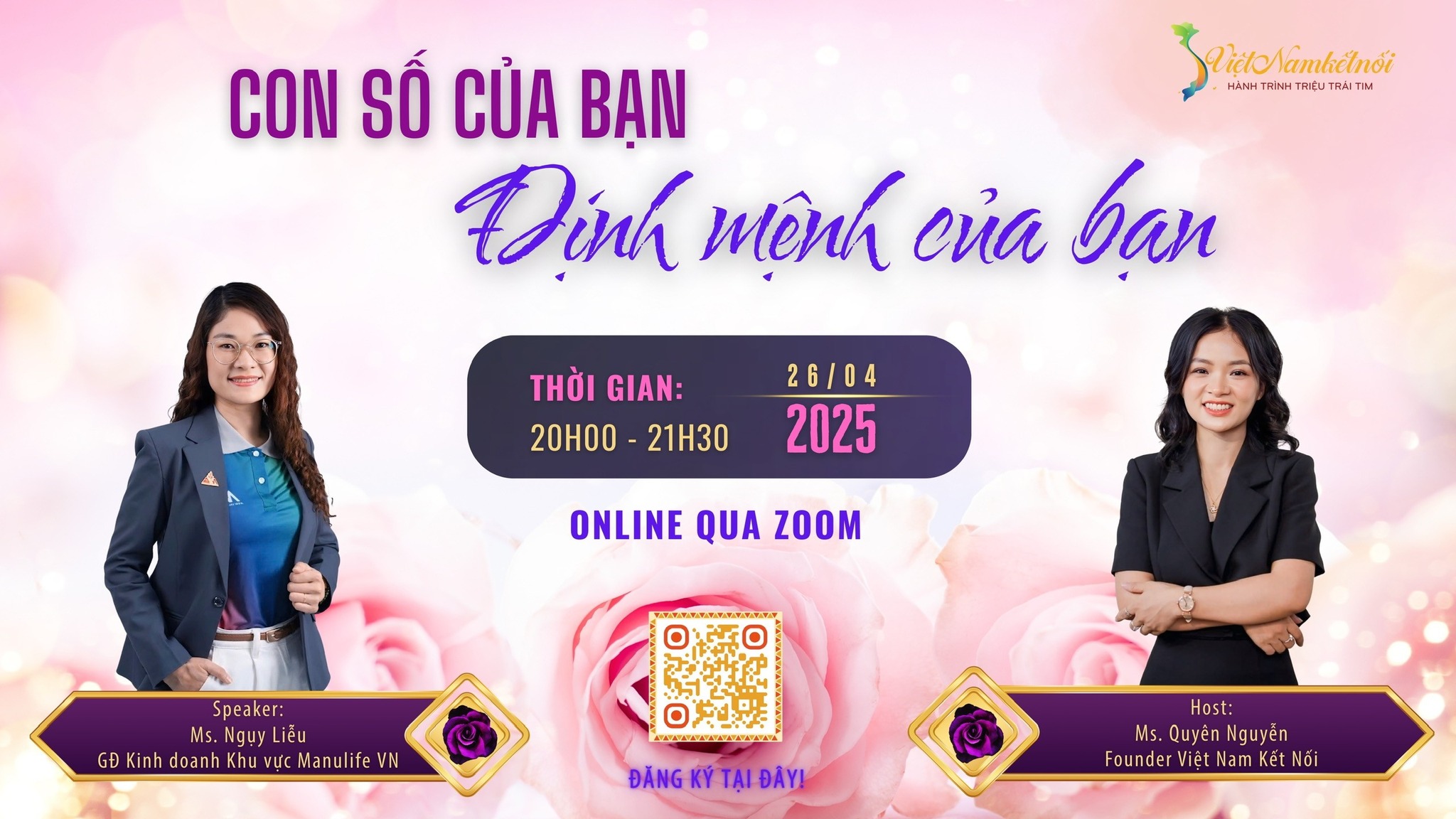 Con số của bạn - Định mệnh của bạn 02 || Talkshow Cộng đồng Tháng 4.2025