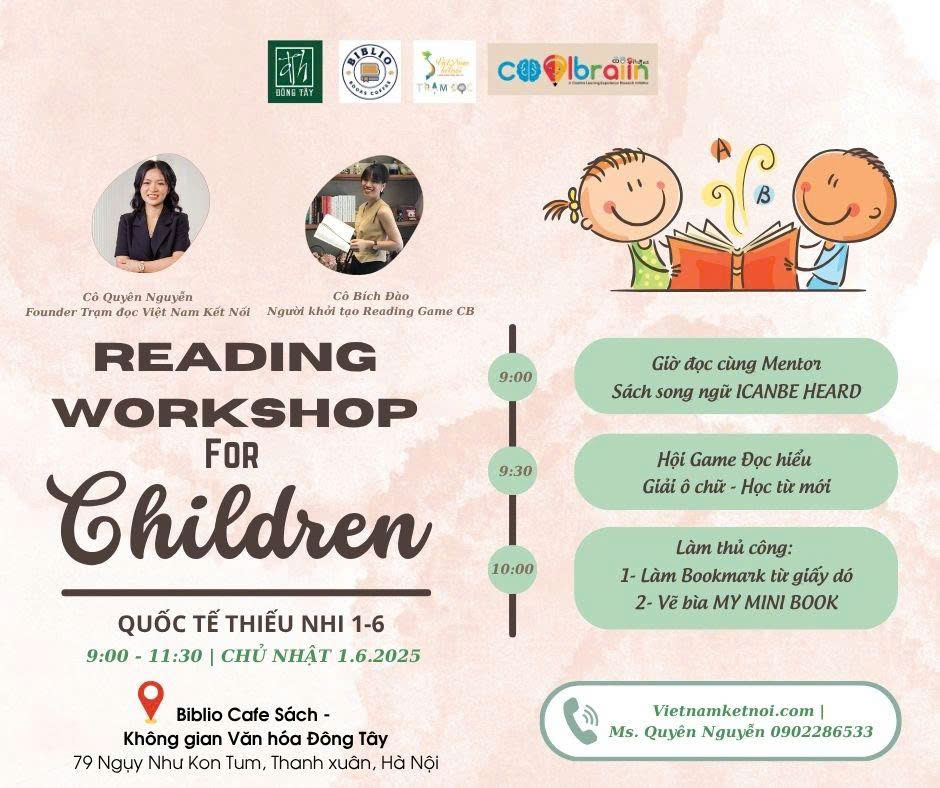 READING WORKSHOP FOR CHILDREN | HỘI SÁCH 1.6 - CHỌN SÁCH CHO CẢ NHÀ