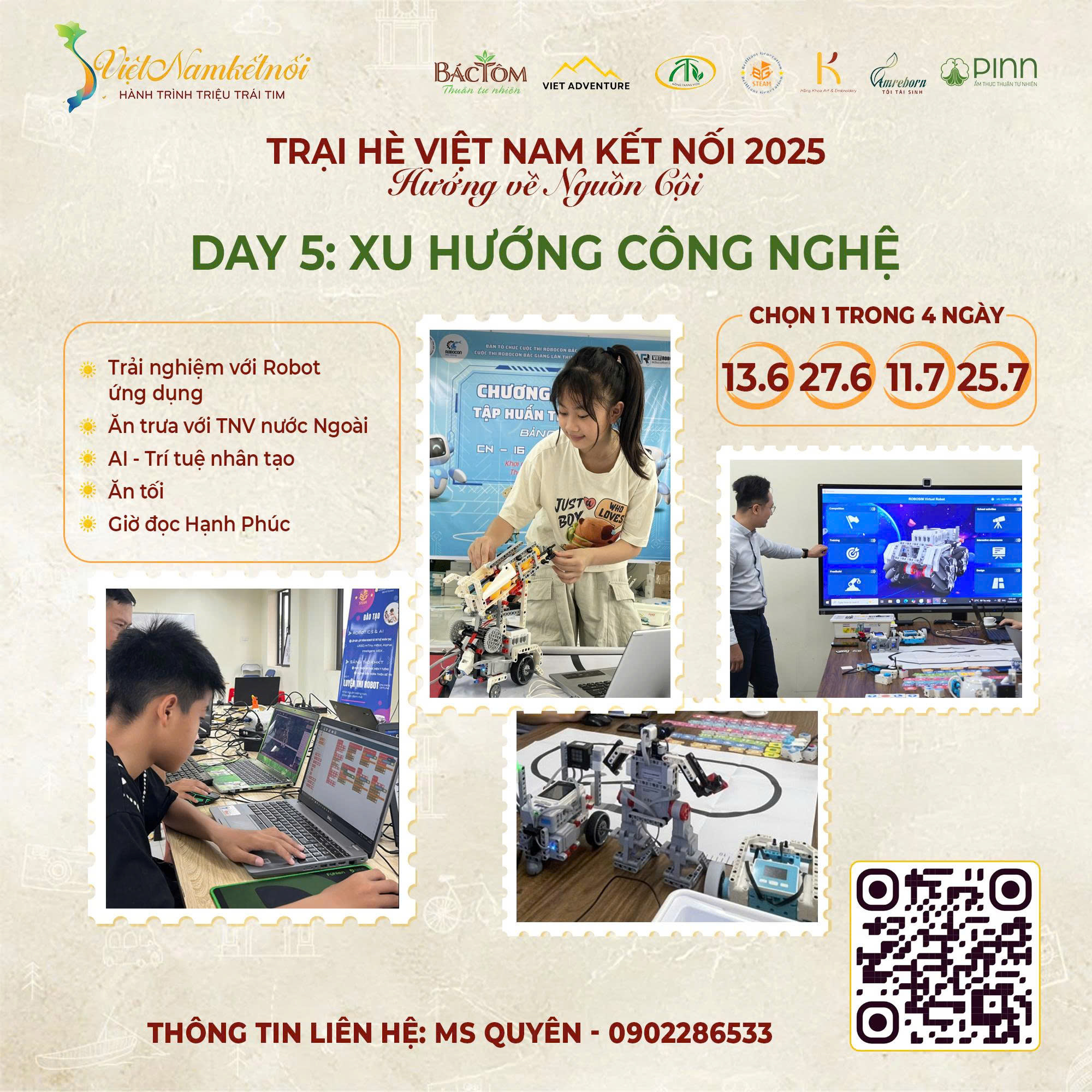NGÀY 5: XU HƯỚNG CÔNG NGHỆ | TRẠI HÈ VIỆT NAM KẾT NỐI 2025 Đợt 1