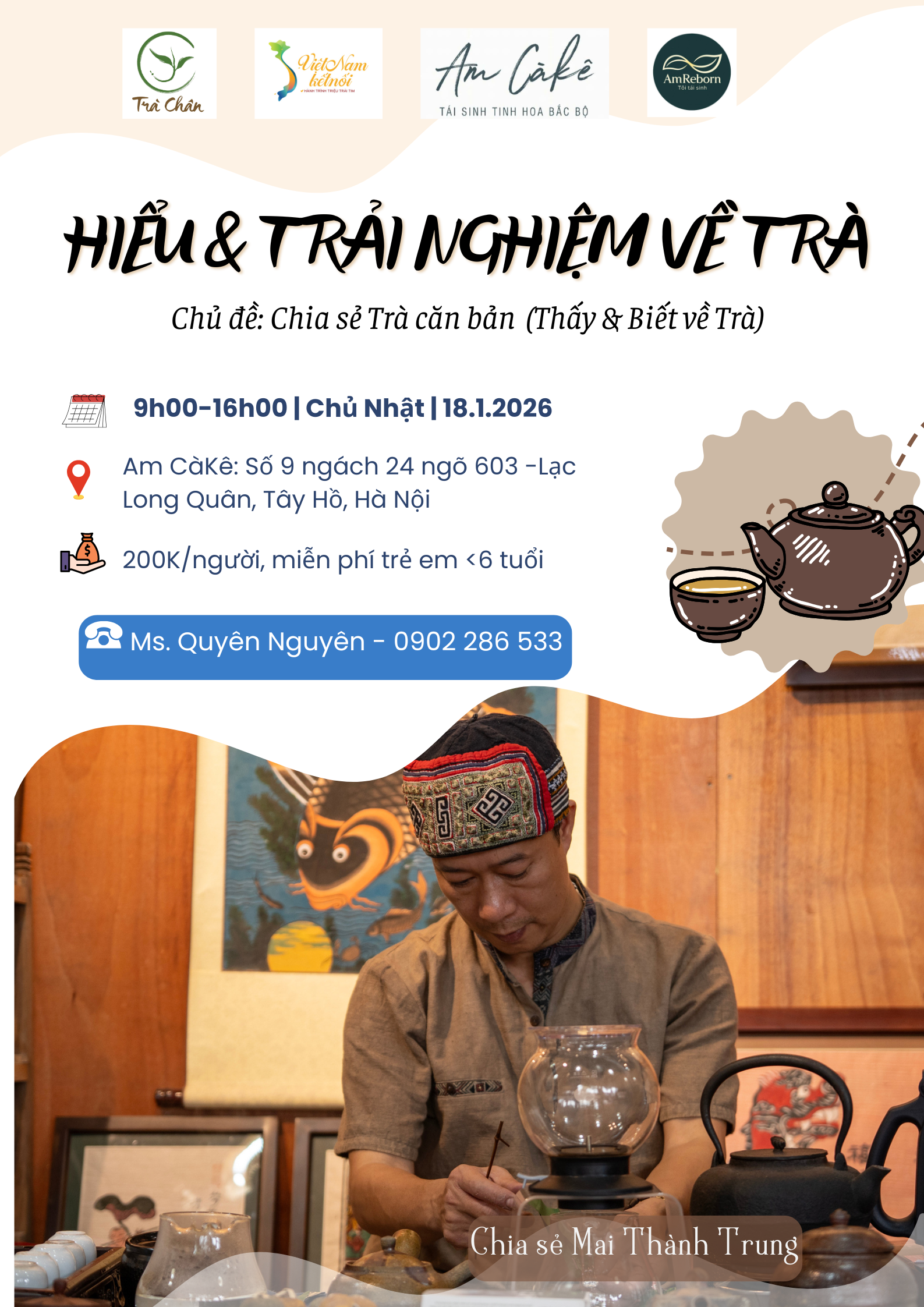 HIỂU & TRẢI NGHIỆM VỀ TRÀ