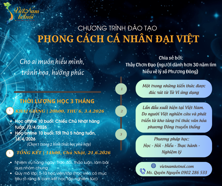 PHONG CÁCH CÁ NHÂN ĐẠI VIỆT
