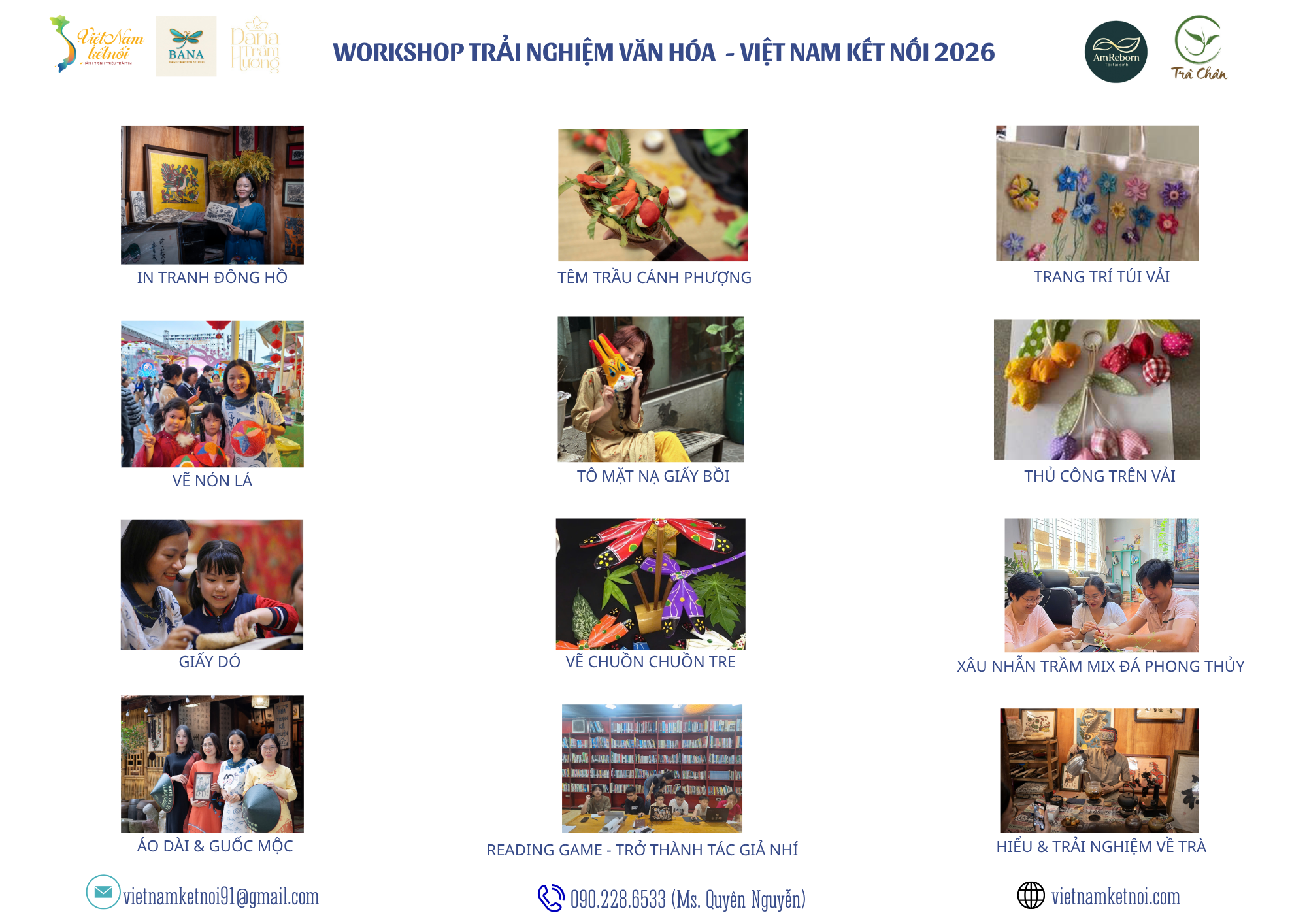 WORKSHOP TRẢI NGHIỆM VĂN HÓA TẠI HÀ NỘI 