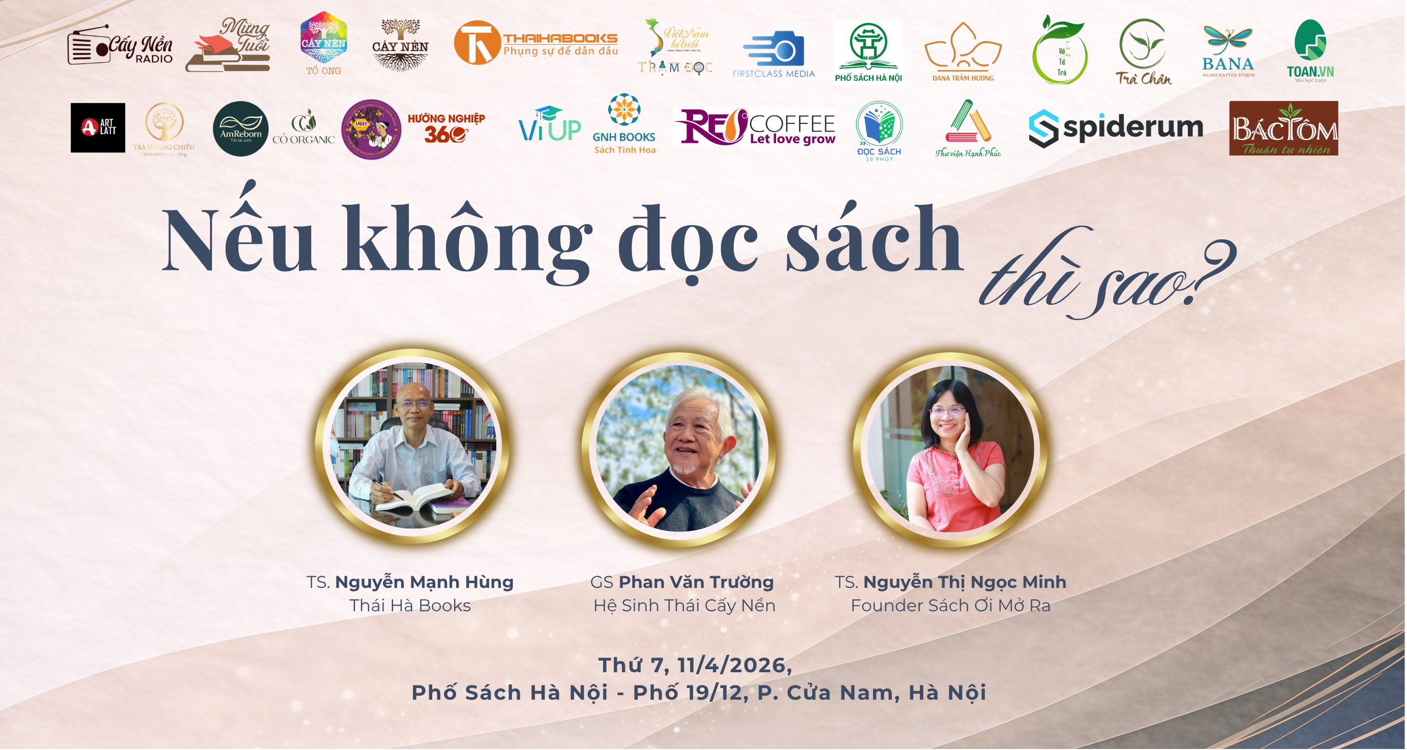 TRẠM ĐỌC VIỆT NAM KẾT NỐI THAM GIA SỰ KIỆN TẠI PHỐ SÁCH HÀ NỘI DO CẤY NỀN TỔ ONG TỔ CHỨC