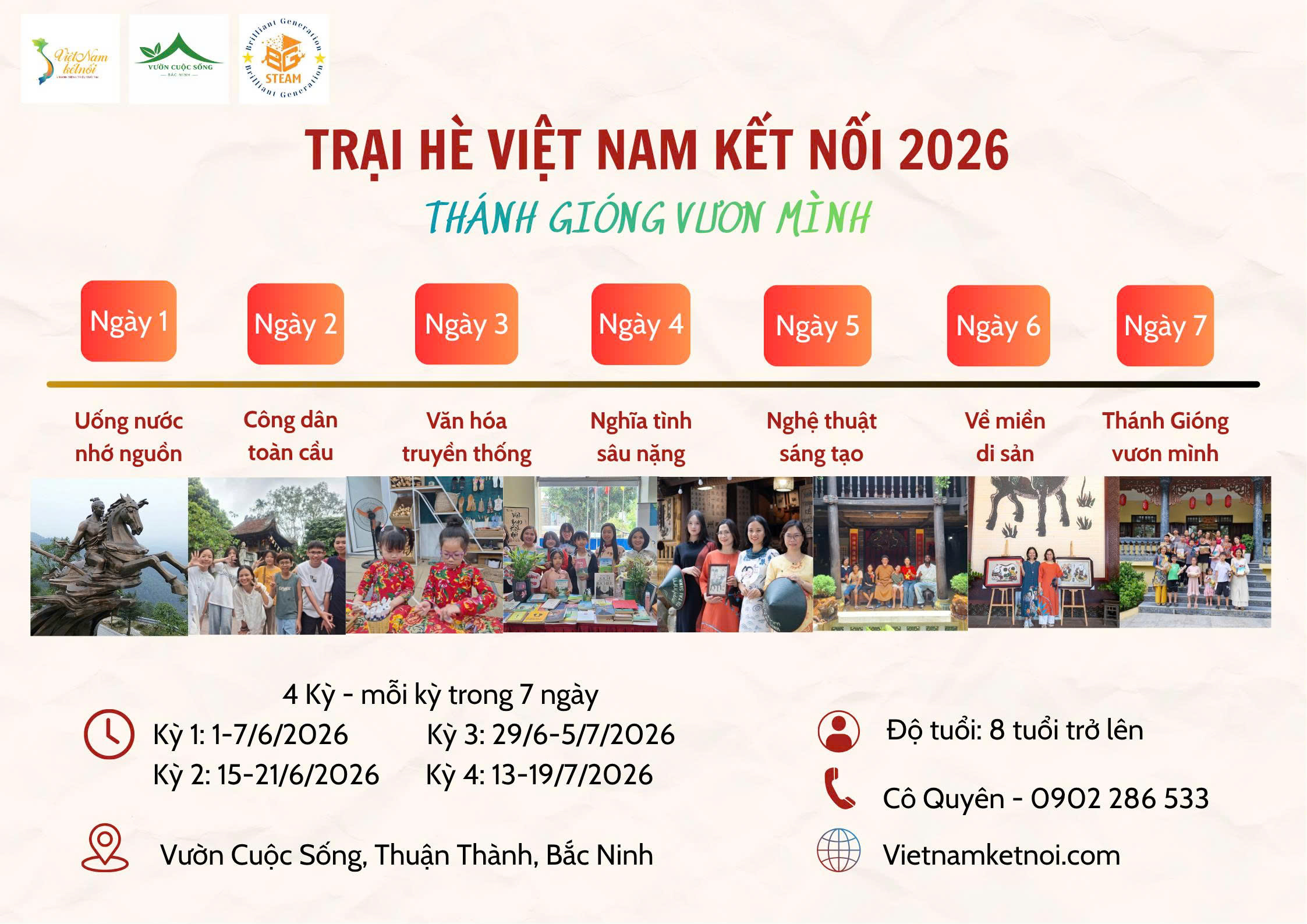 TRẠI HÈ VIỆT NAM KẾT NỐI 2026 - THÁNH GIÓNG VƯƠN MÌNH