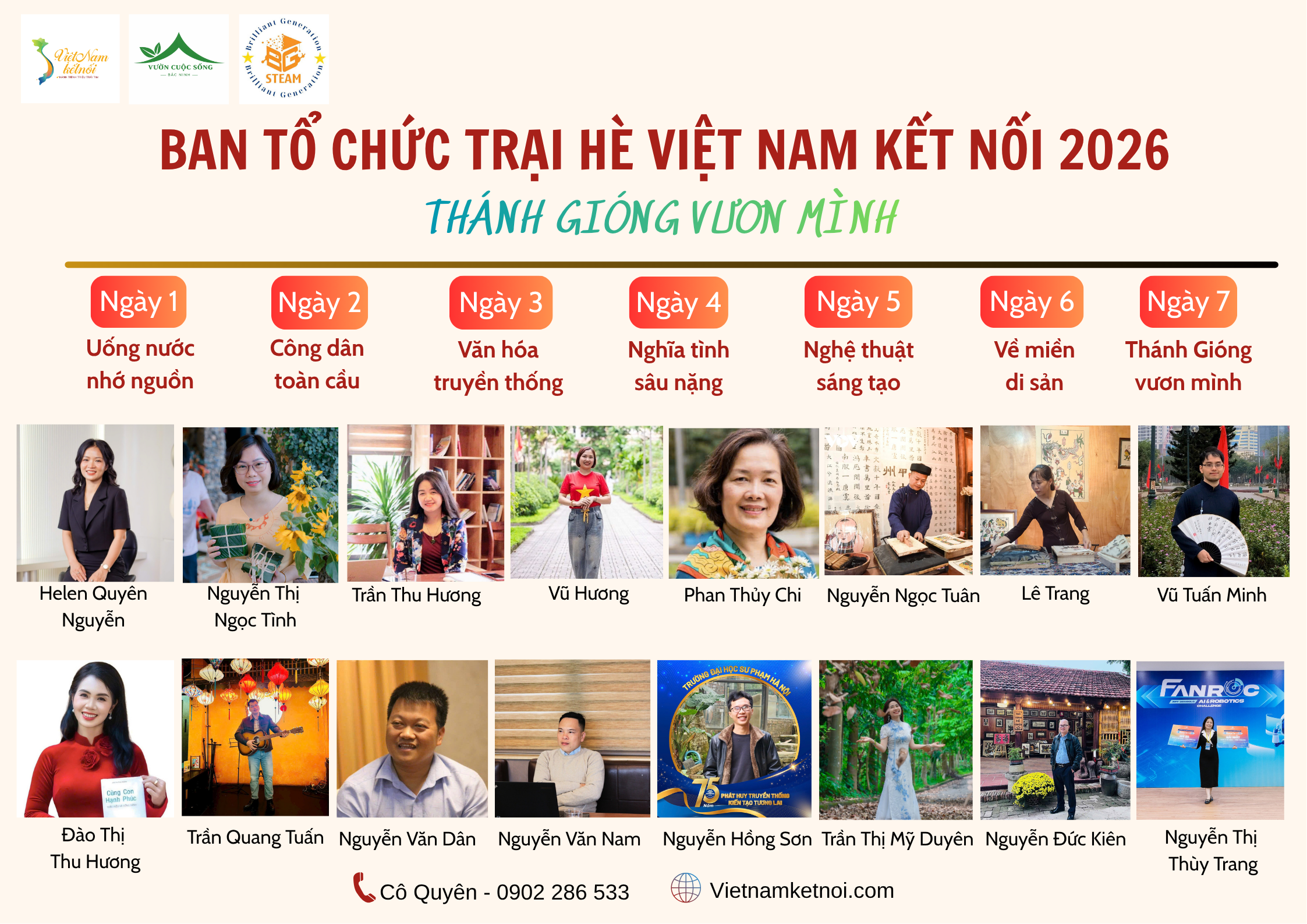 BAN TỔ CHỨC TRẠI HÈ VIỆT NAM KẾT NỐI 2026